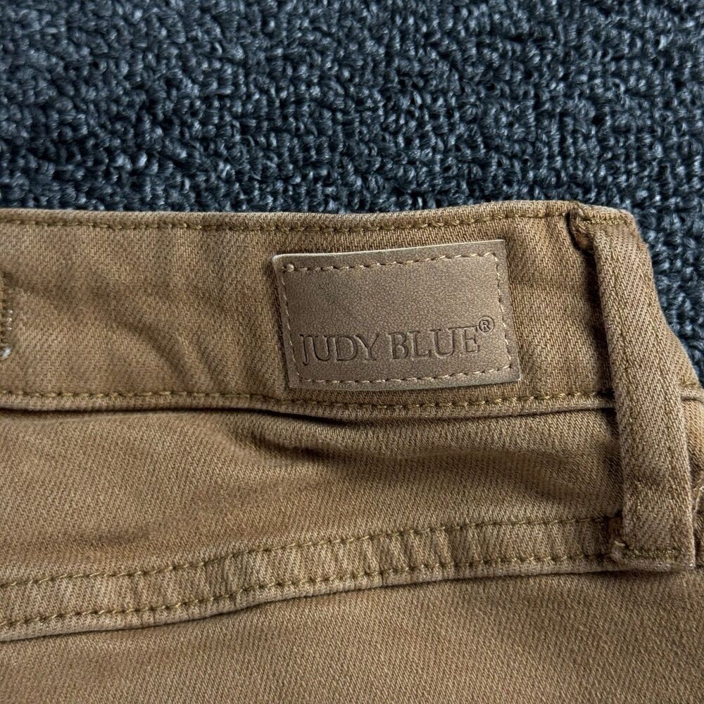 Judy Blue Slim Fit Carpenter Pants Rust Orange Utility Size 5/27 Cargo Utility - Picture 9 of 13